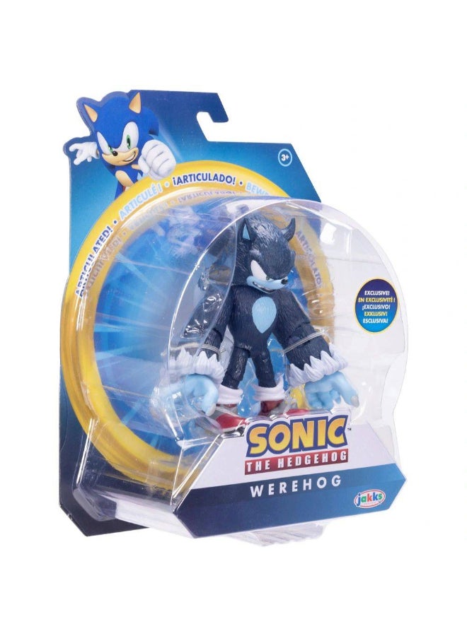 Sonic The Hedgehog تمثال عمل سونيك ذا هيدجهوج ويرهوغ (10 سم) - Image 1